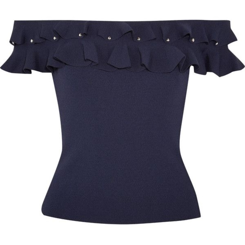 Jonathan Simkhai XS Off the shoulder ribbed top